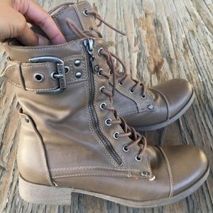 G by Guess Combat Boots